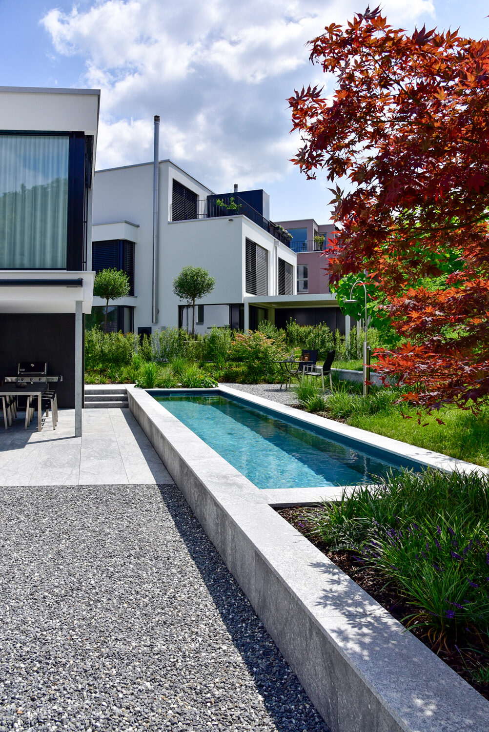 Pool mit Gegenstromanlage